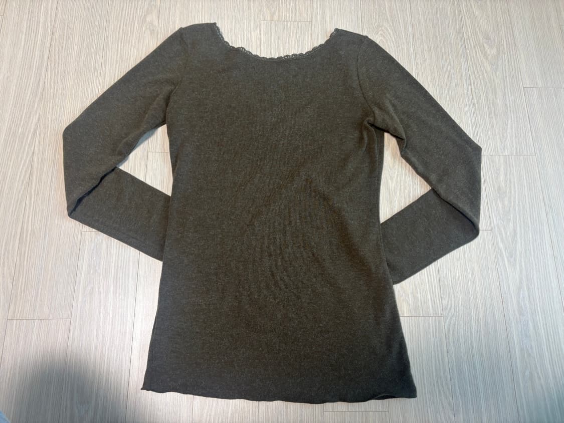 샵페어리 iris long top, khaki 상품이미지6