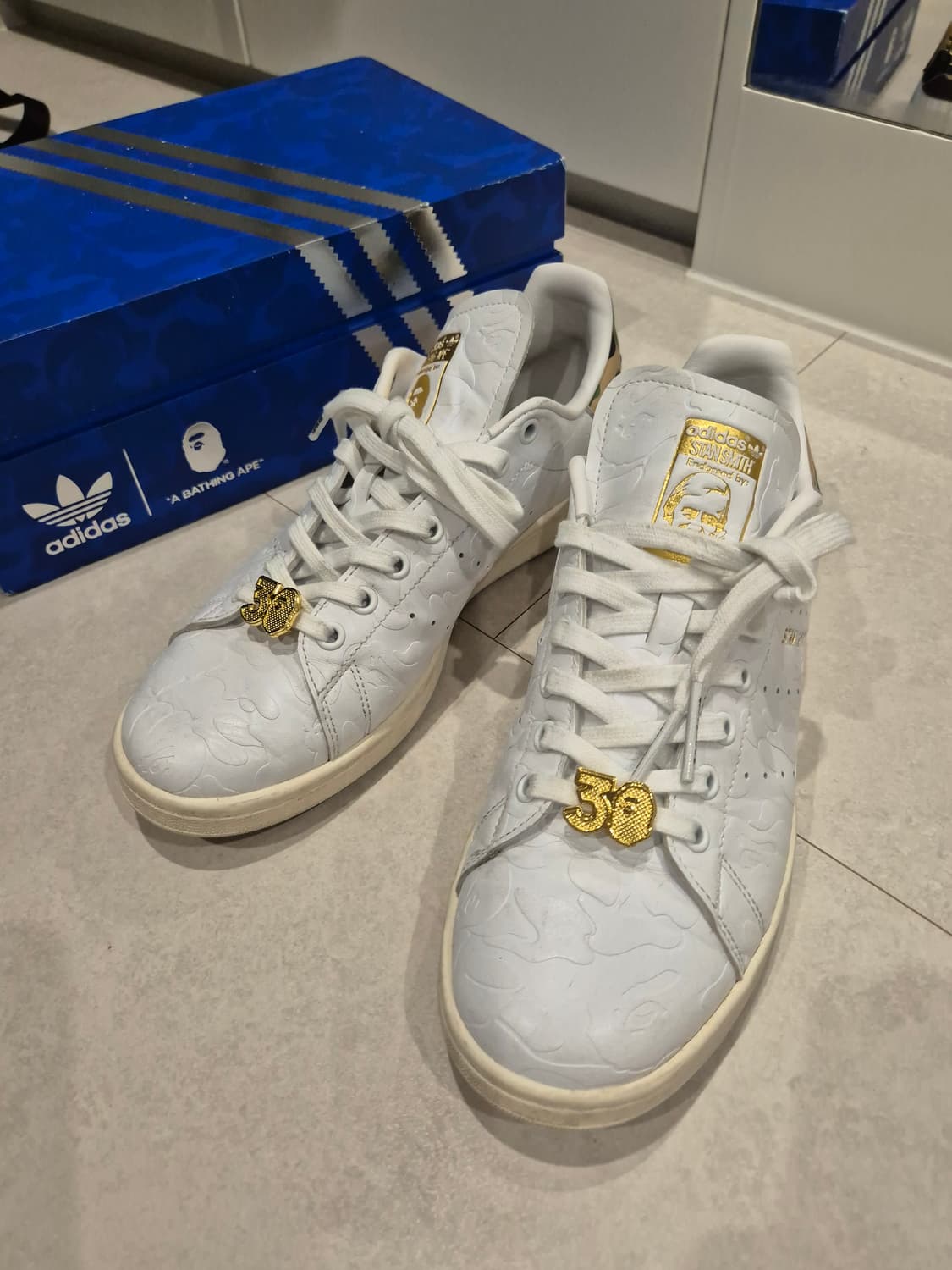 [아디다스 X 베이프] 스탠 스미스 오프 화이트 270 상품이미지1