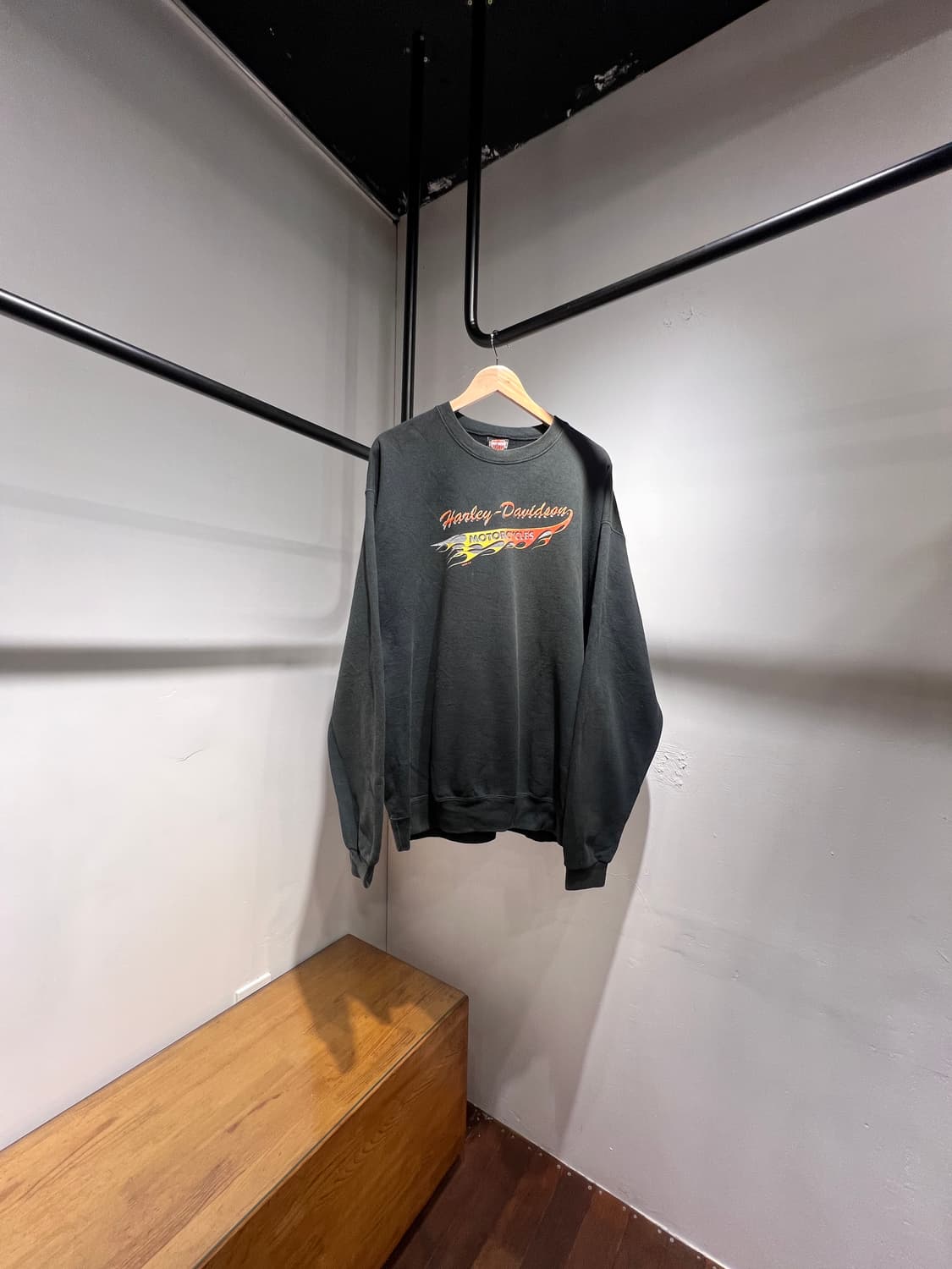 00‘s 할리데이비슨 기모 스웻셔츠 상품이미지1