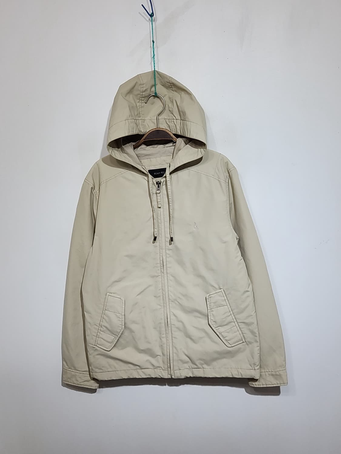 (95) 빈폴 후드점퍼 연베이지 로고 자켓 봄점퍼  상품이미지1