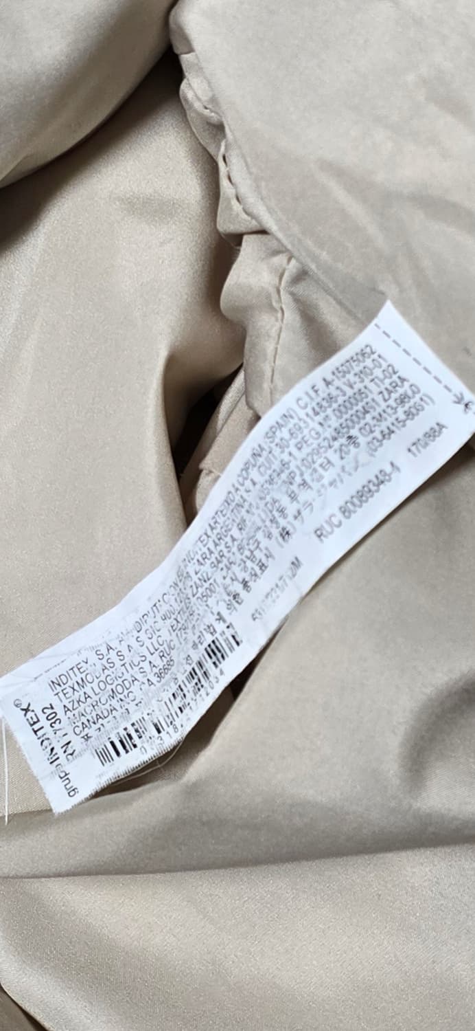 자라 에코 퍼 후드 자켓 M 상품이미지4