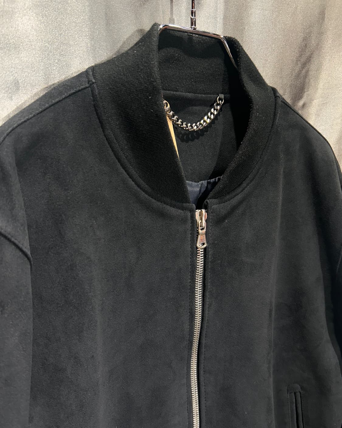 L 로웰 스웨이드 미니멀 블루종 상품이미지4