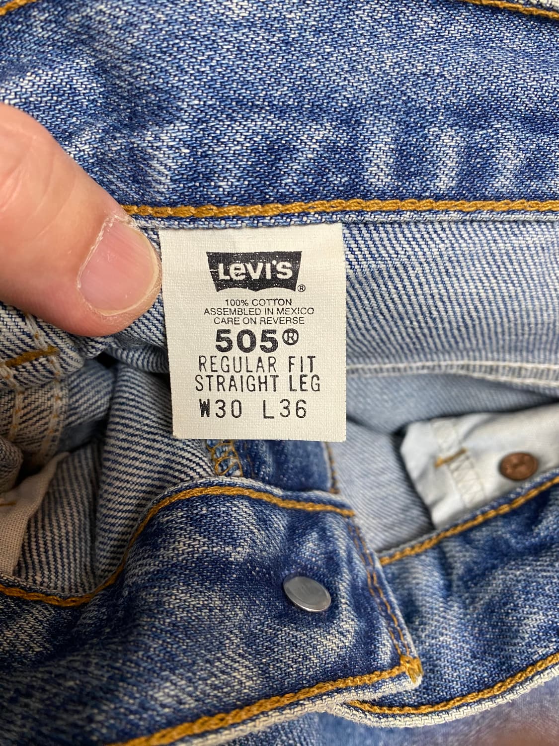 90s 리바이스 505 W30 L36 상품이미지3