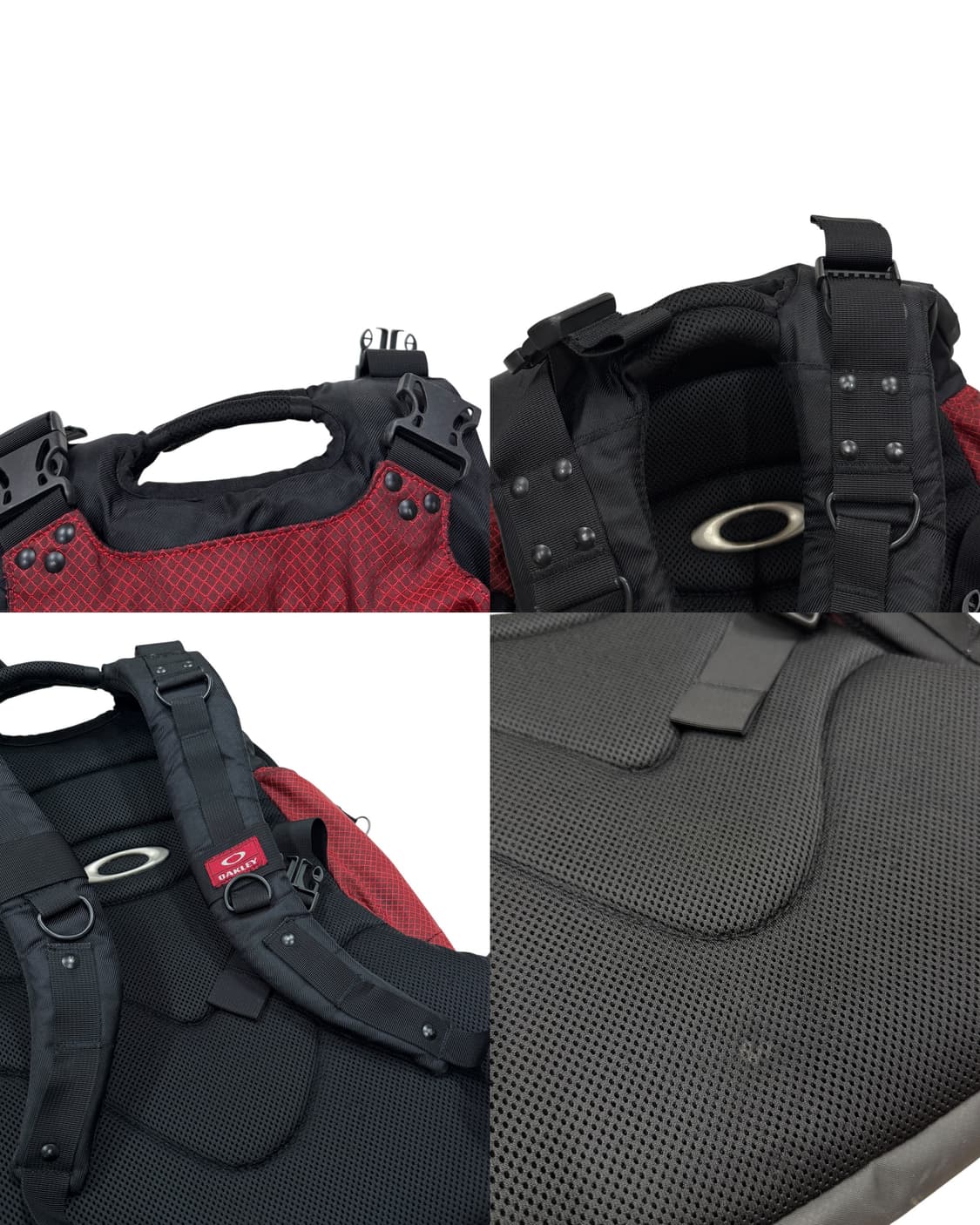 오클리 빈티지 아이콘 테크니컬 유틸리티 백팩 가방 레드 상품이미지9