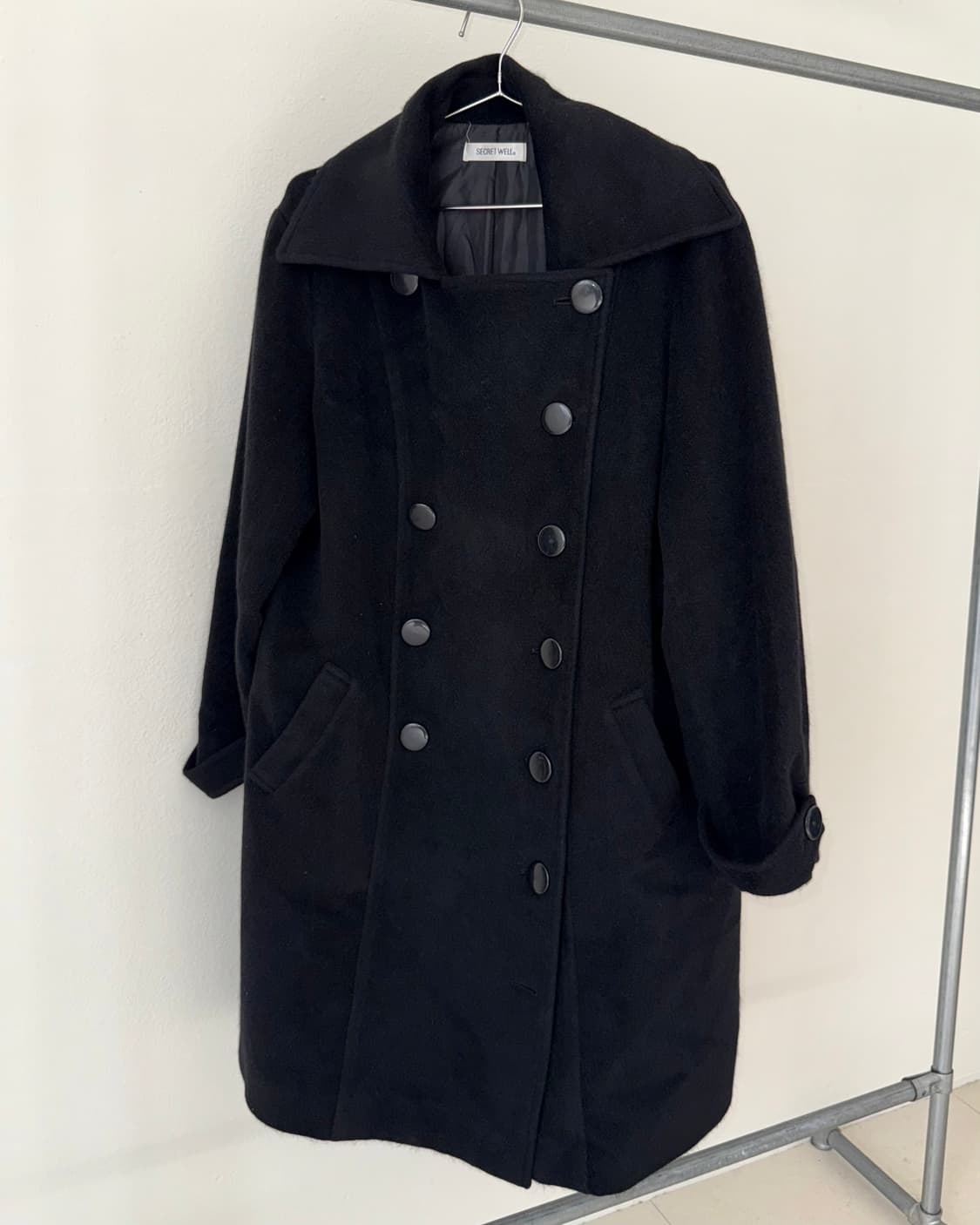 빈티지 앙고라 혼방 코트 상품이미지5