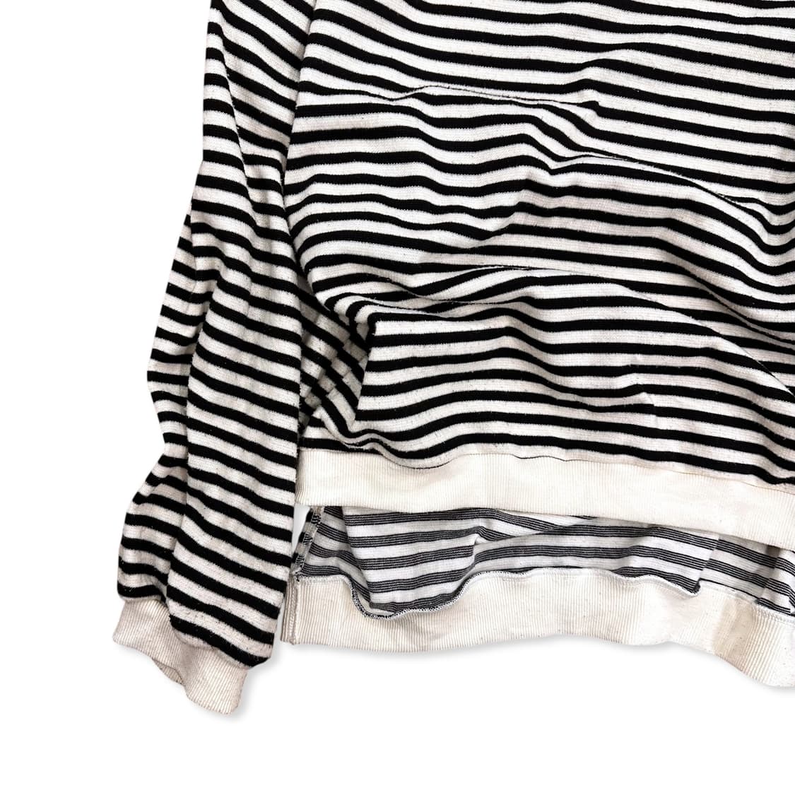 White stripe knitwear sweatshirt 상품이미지4