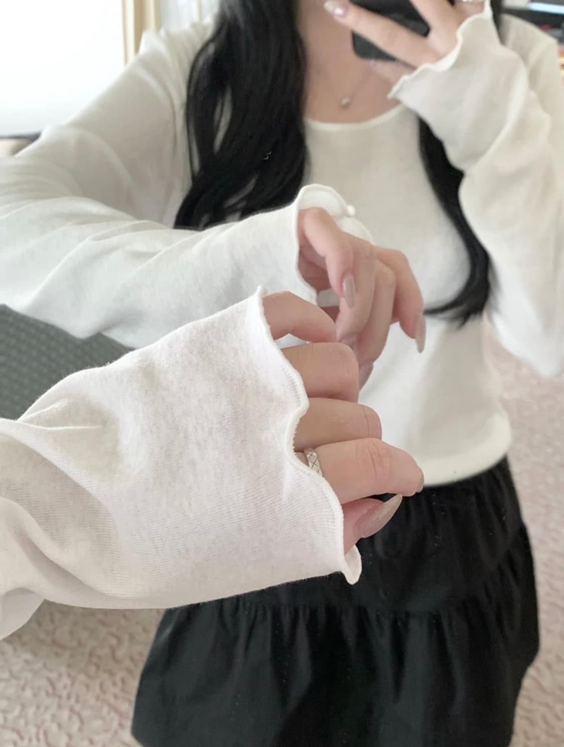 [택ㅇ새제품]리브아워 플레인 티셔츠 상품이미지2