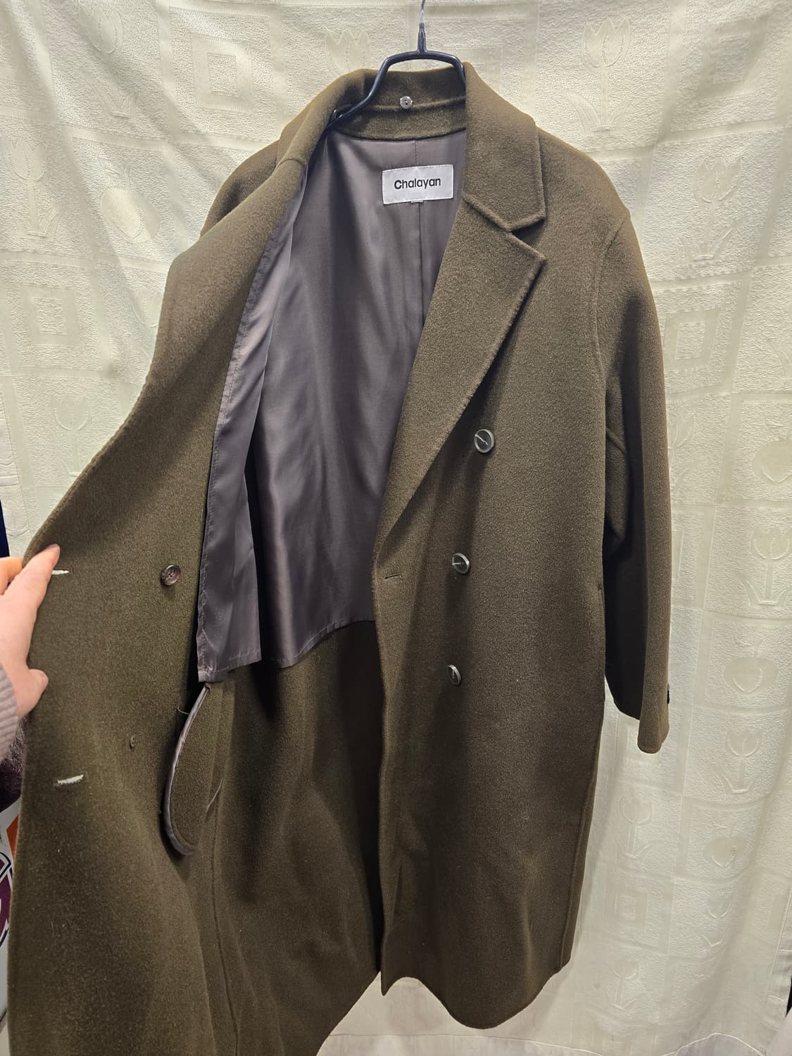 샬라얀 Chalayan 핸드메이드 더블 롱 코트 77~88 상품이미지5