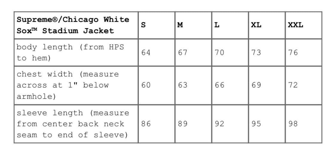 25fw 슈프림 시카고 화이트 삭스 스타디움 자켓 L 상품이미지4
