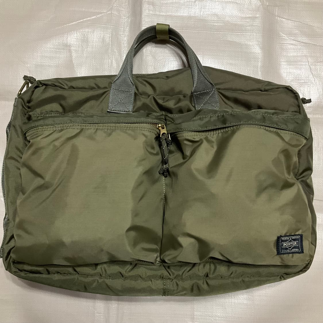 요시다포터 포스 3way 브리프케이스 세이지 그린 상품이미지3