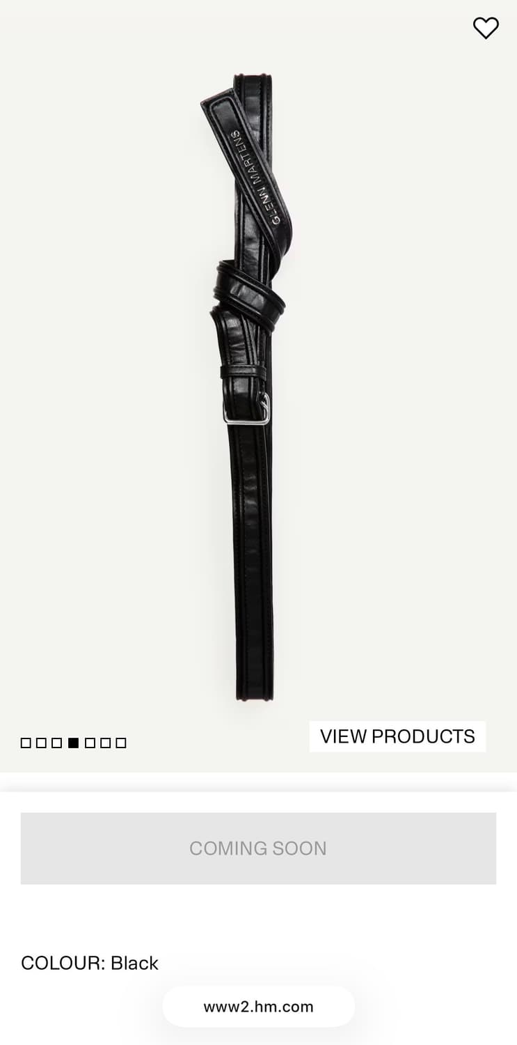 h&m 글렌마틴스 벨트 구해요 상품이미지1