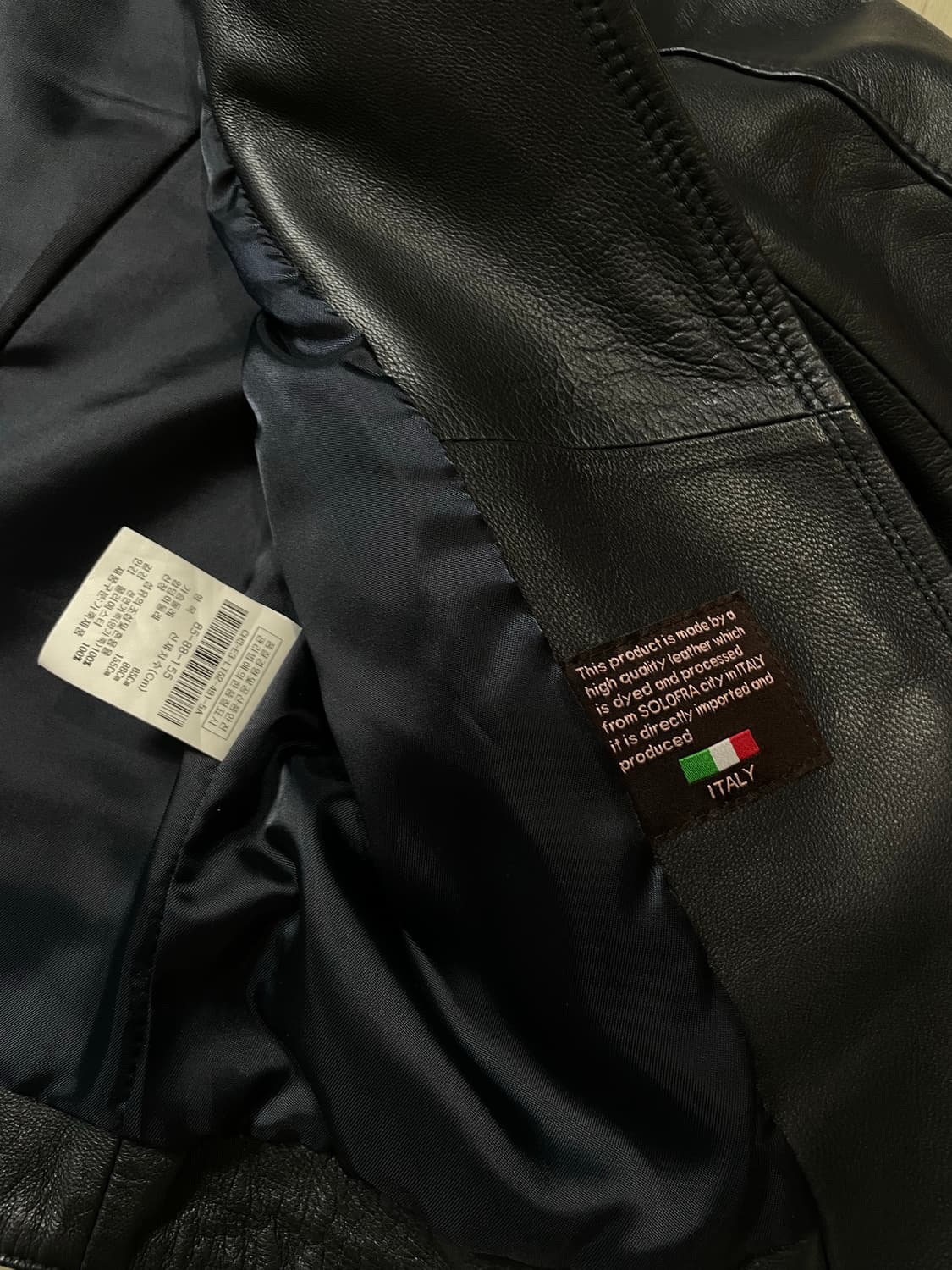 아이잗컬렉션 레더자켓  상품이미지5