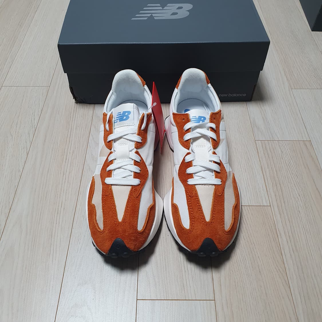 (정가12.9만)새제품265 뉴발란스 327 러스트 옥사이드 오렌지 스니 상품이미지6