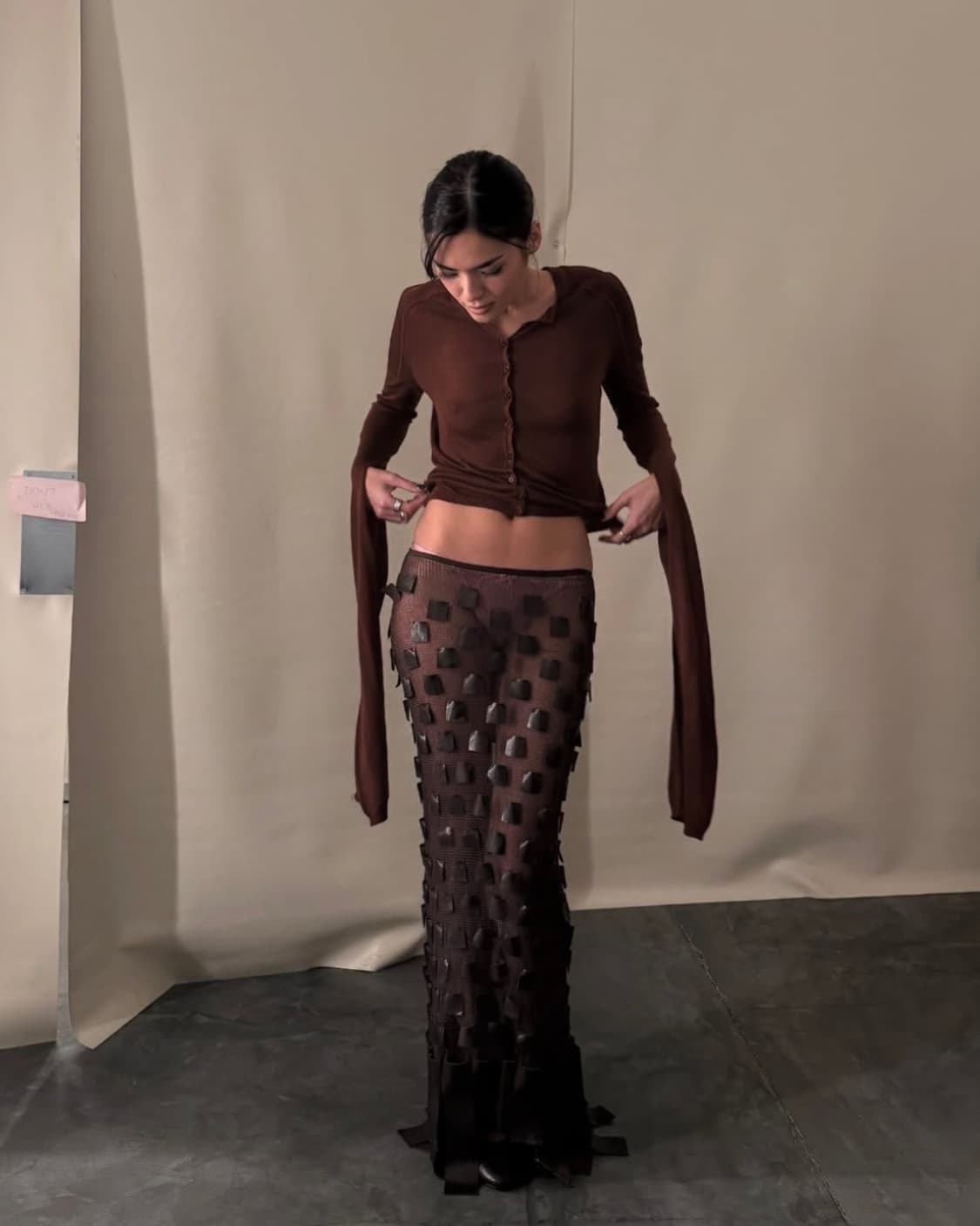 [XS,S,M]팔로마울 Mercuri Buttons 가디건/브라운 상품이미지1