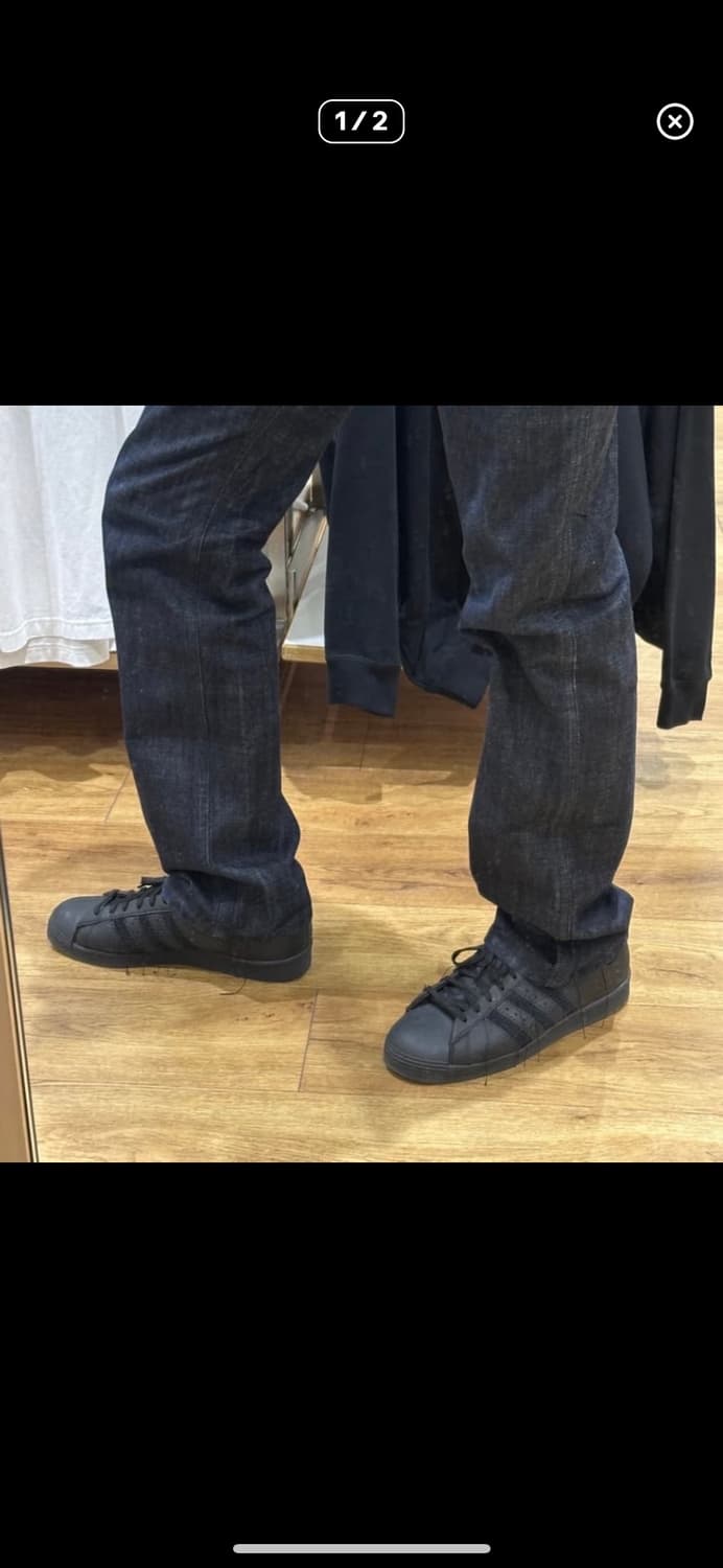 Y-3아디다스 콜라보 슈퍼스타 블랙 상품이미지5