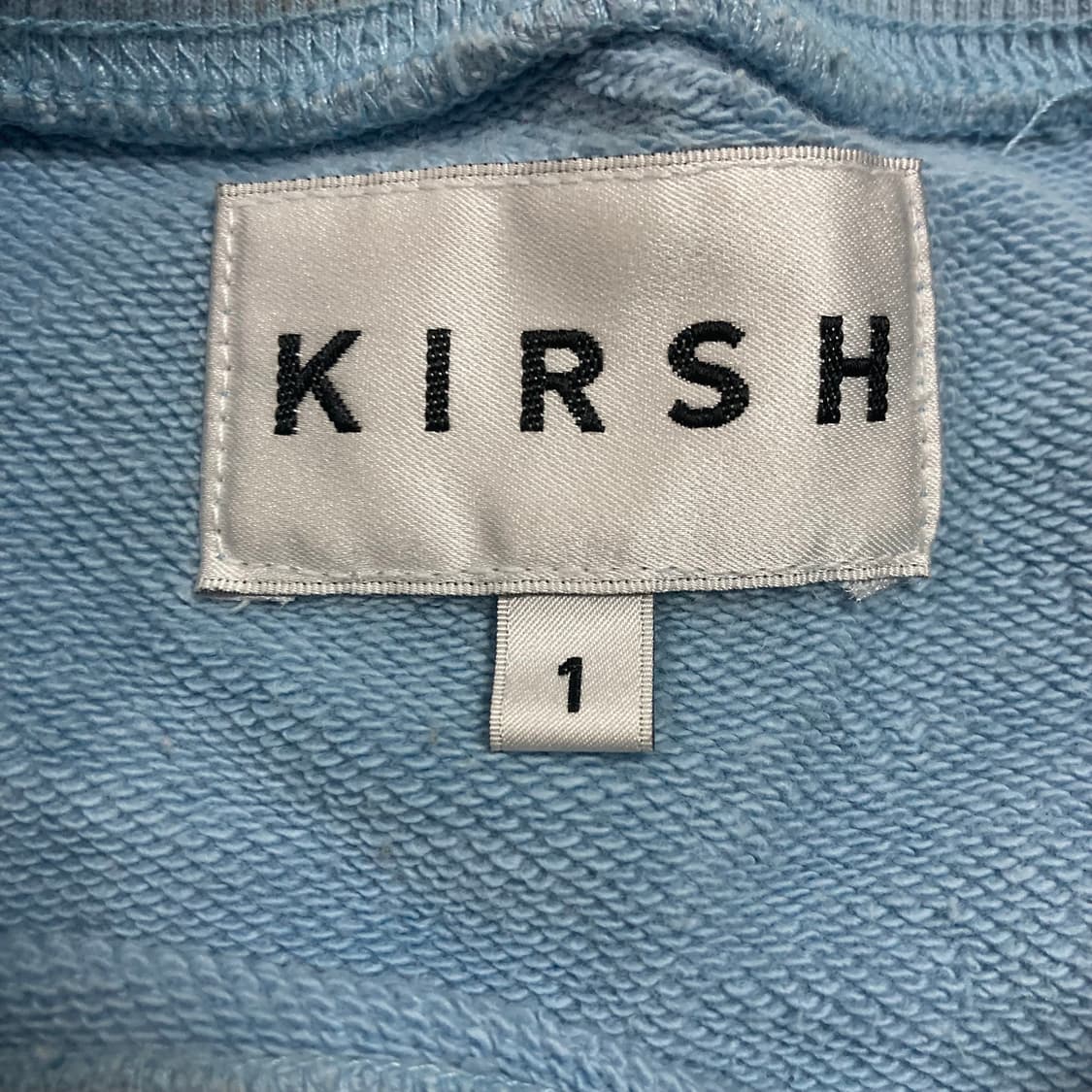 키르시 체리 빅로고 스카이 컬러 맨투맨 상품이미지3