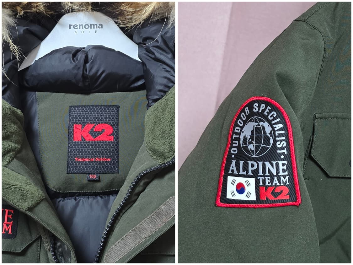 K2 알파인팀 헤비패딩/남100 상품이미지3