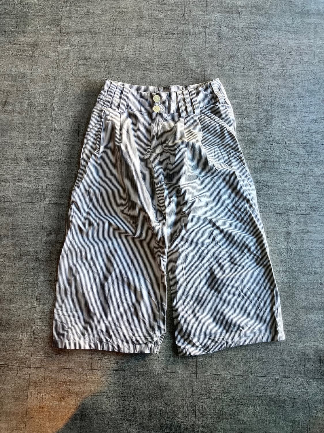 일본빈티지 Pageboy 올드스쿨모리걸너드남 투버튼 카프리 버뮤다팬츠 상품이미지1