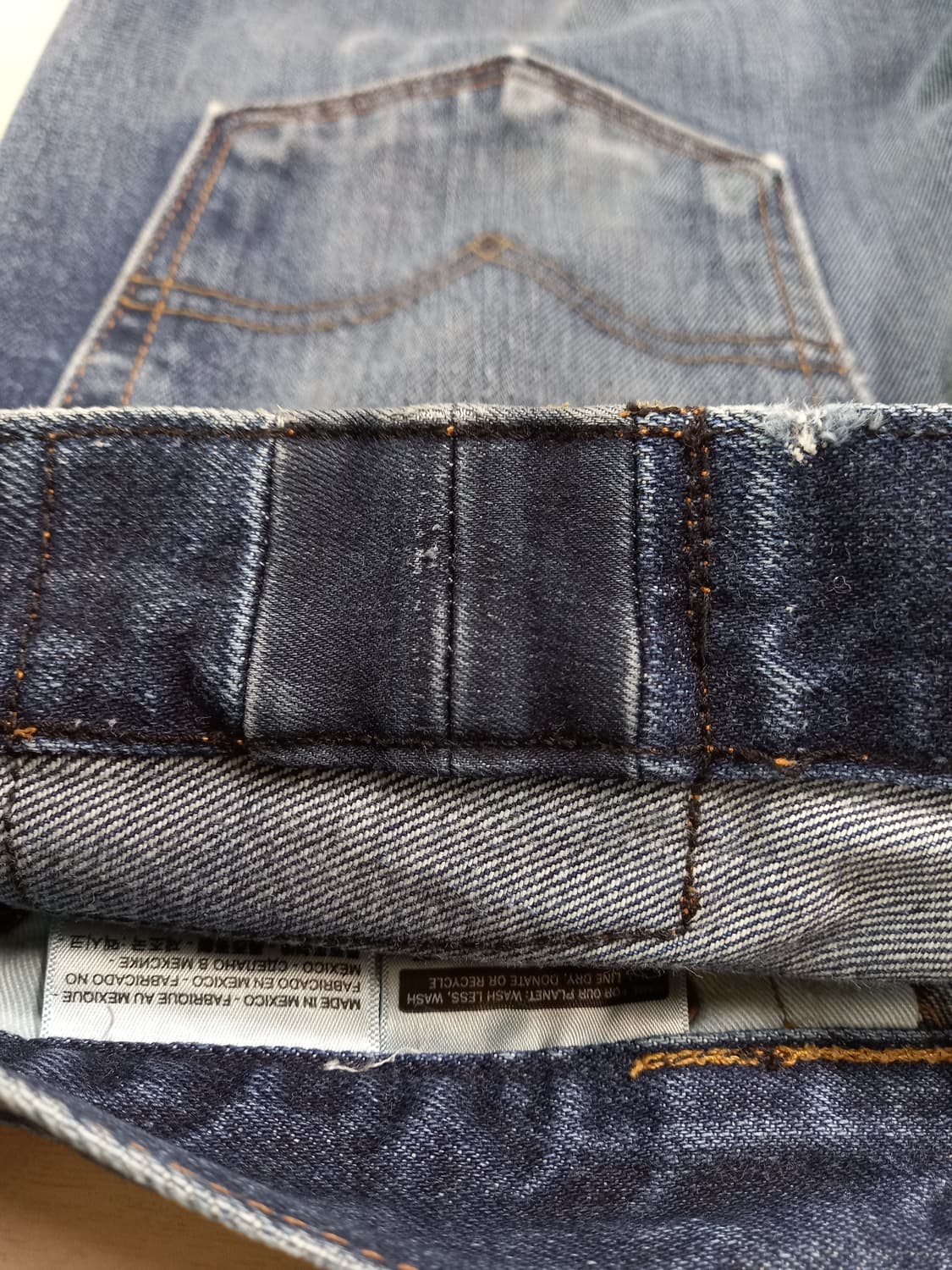 33 리바이스504 멕시코 워싱 일자진 커스텀 33-446 상품이미지9