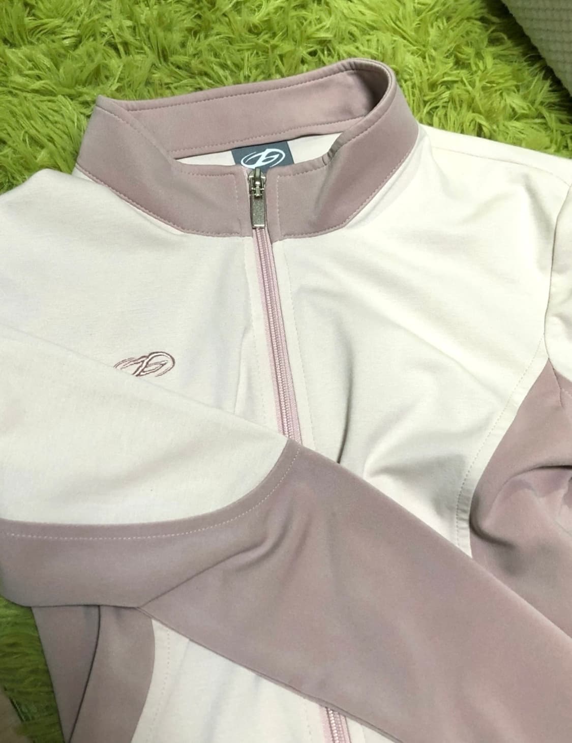 허그유어스킨 크롭 져지 핑크 상품이미지4