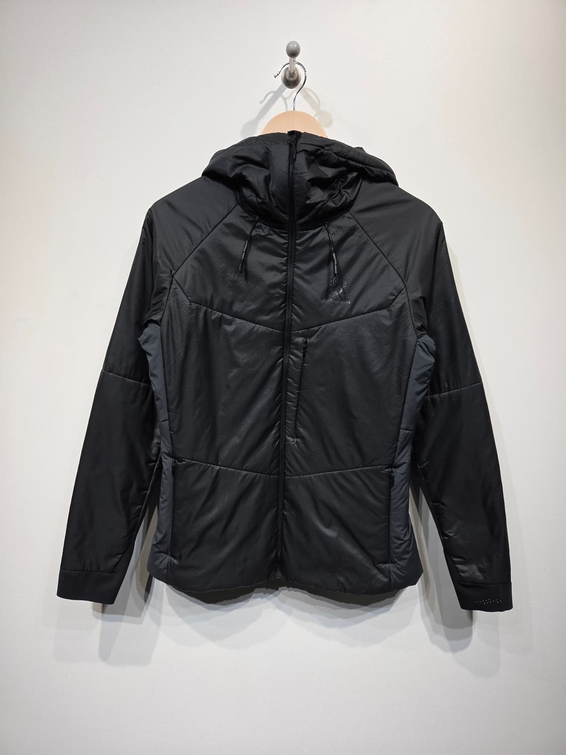 블랙야크(BLACKYAK) 후드 경량 패딩 자켓 블랙 상품이미지2