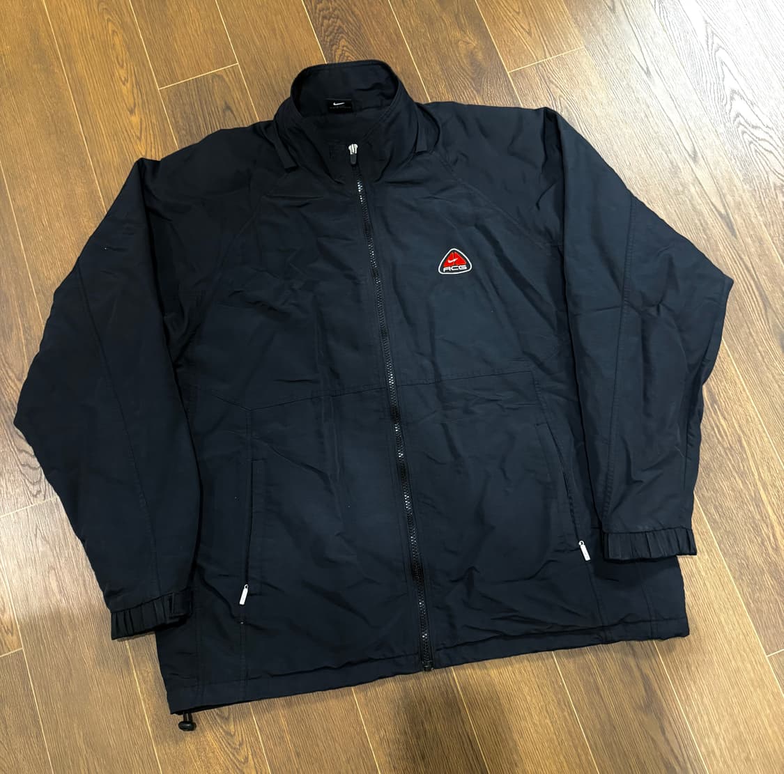 (XL) 90s Made in USA 나이키 ACG 바람막이 블랙 상품이미지1