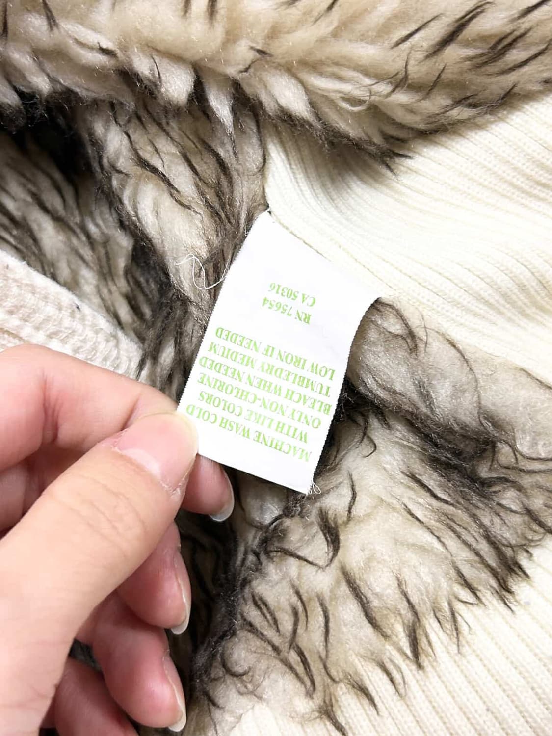 아베크롬비 크림 투웨이 울프죠 후드집업 상품이미지9