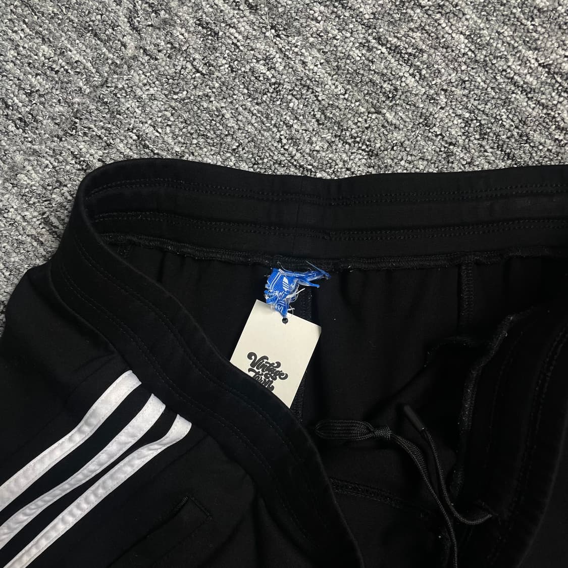 00s 아디다스 올드스쿨 와이드 블랙 트랙팬츠o 2153 상품이미지4