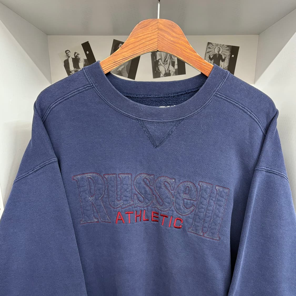 (XL) 90s 러셀 하이코튼 기모 맨투맨 made in USA 상품이미지2