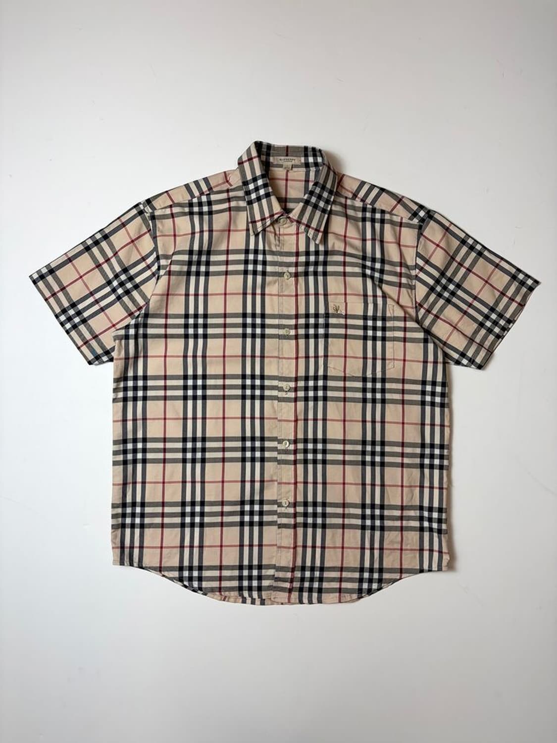 버버리 00's 시그니처 노바체크 반팔 셔츠 PN9229 상품이미지1