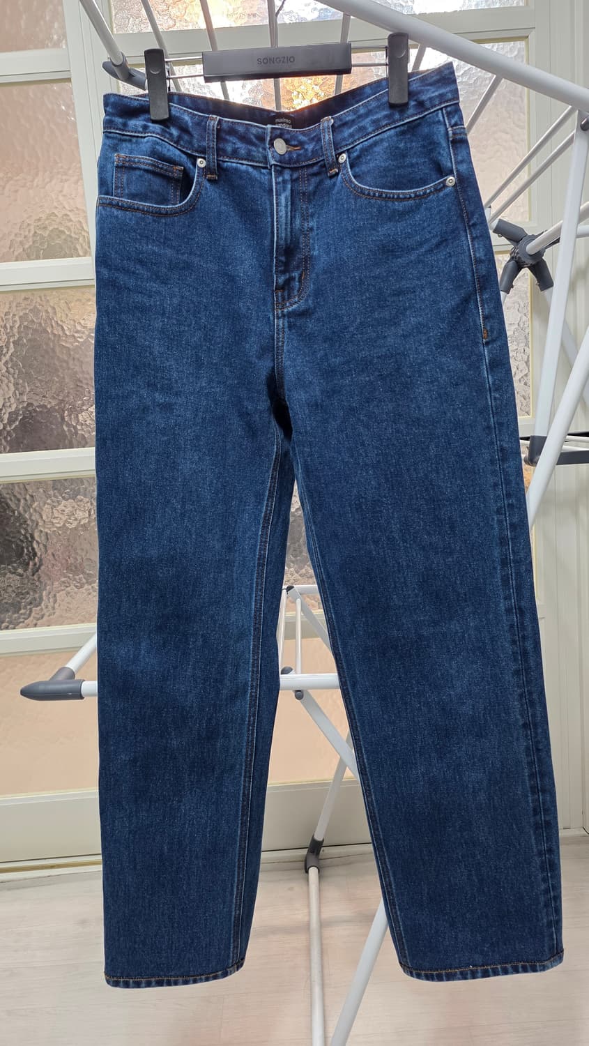 무탠다드 레귤러 핏 데님팬츠 미디엄인디고 30 상품이미지1