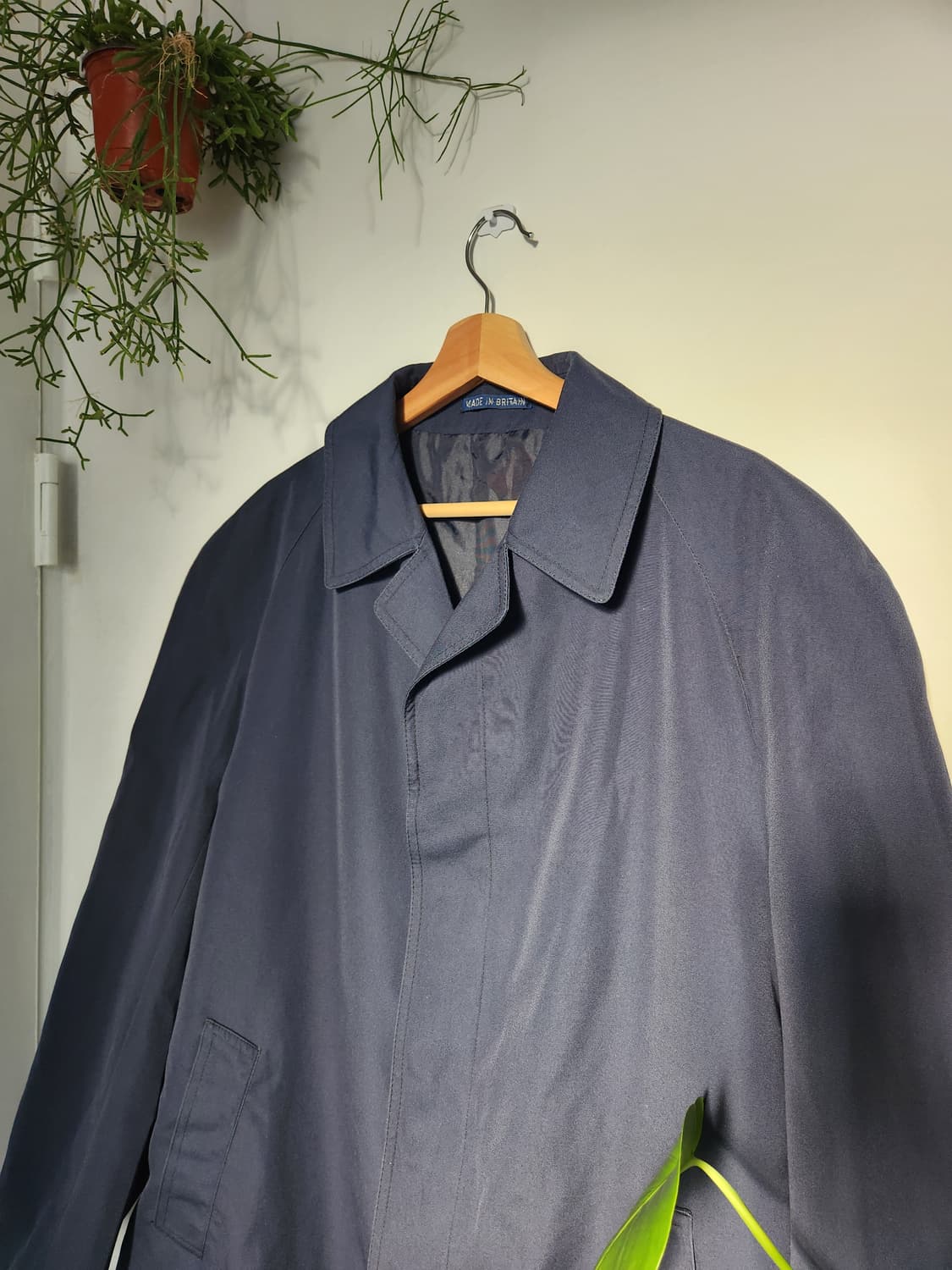 60s Dunn&Co 코튼나일론 싱글 발마칸 코트(ENGLANDmade) 상품이미지2