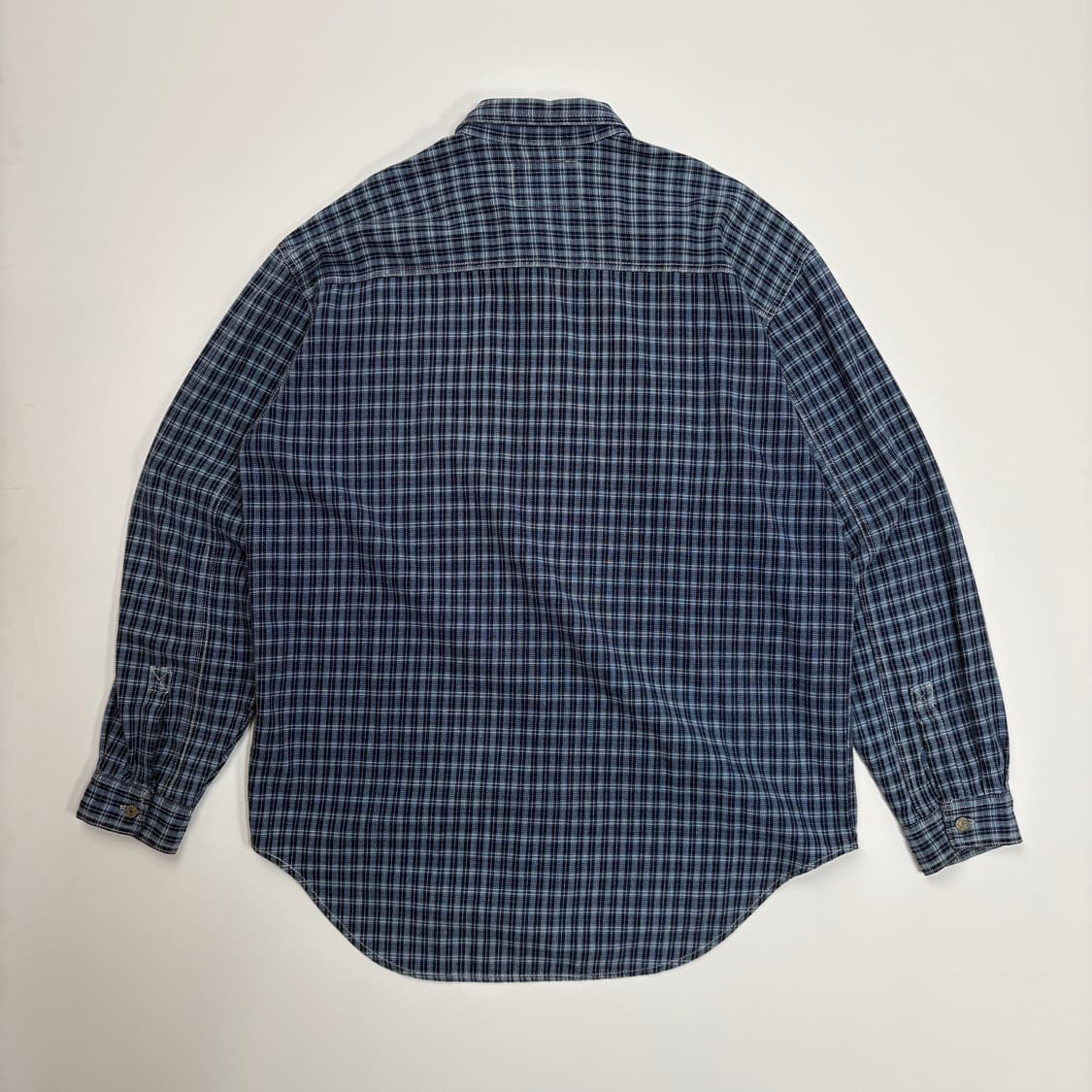 90s 리바이스 블루 패턴 셔츠 상품이미지4