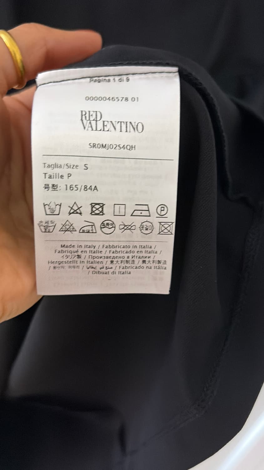  레드 발렌티노 비스코스 원피스 44,마른55 정품  상품이미지4