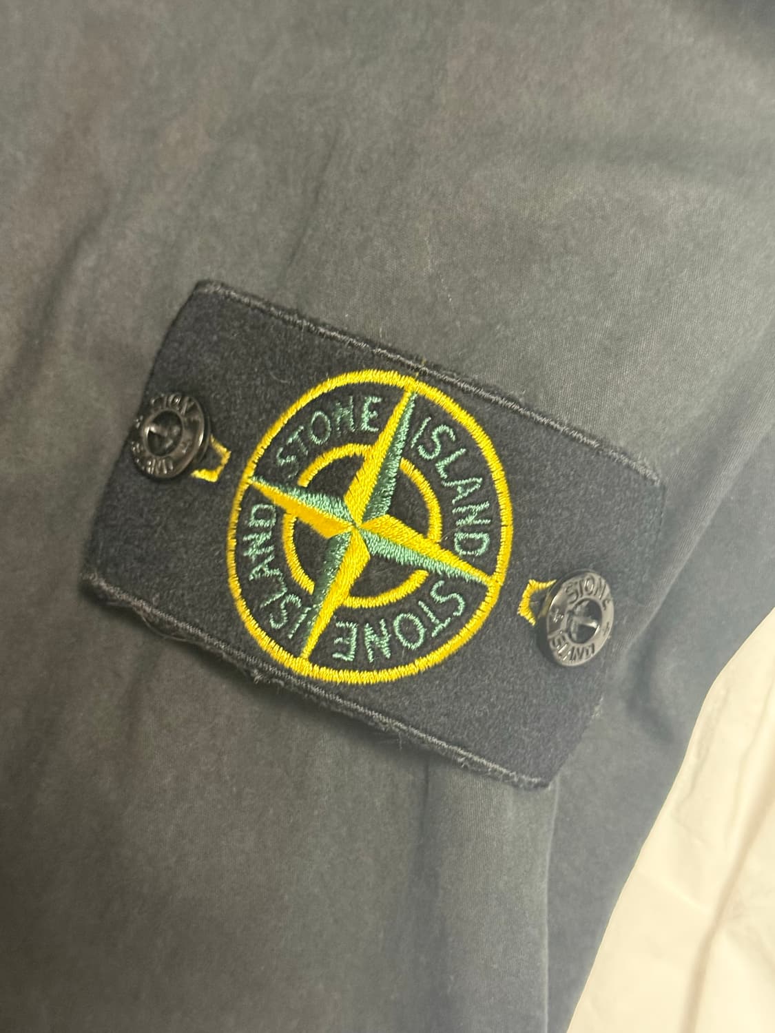 스톤아일랜드 브러쉬드 코튼 오버셔츠 L 상품이미지4