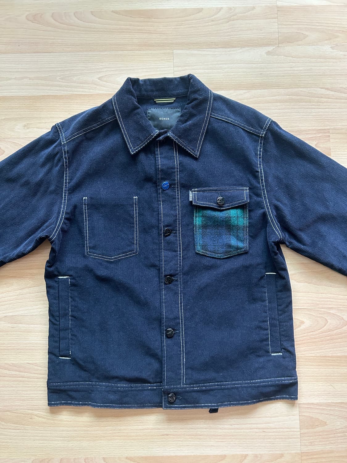 코듀로이 체크 셔츠 자켓 상품이미지2