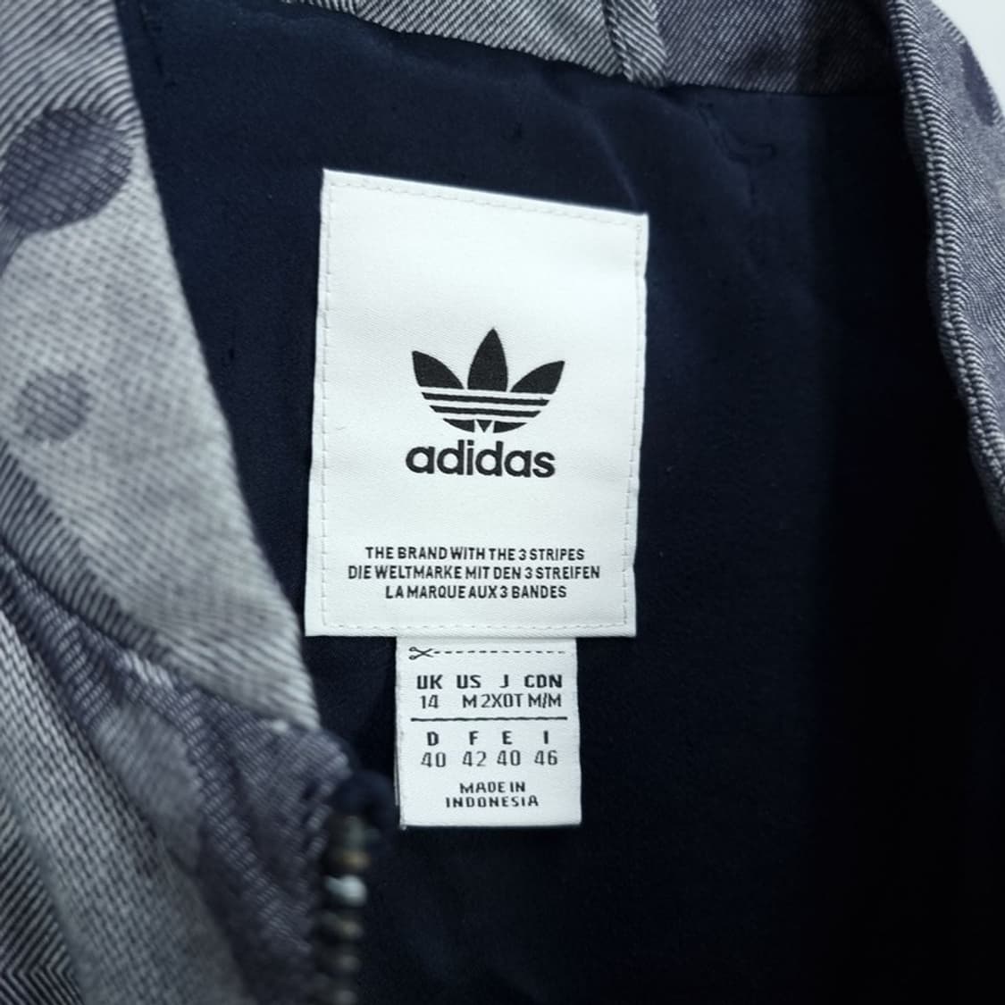 [아디다스] 멀티 패턴 데님 져지 트랙탑 자켓 M18251 상품이미지7