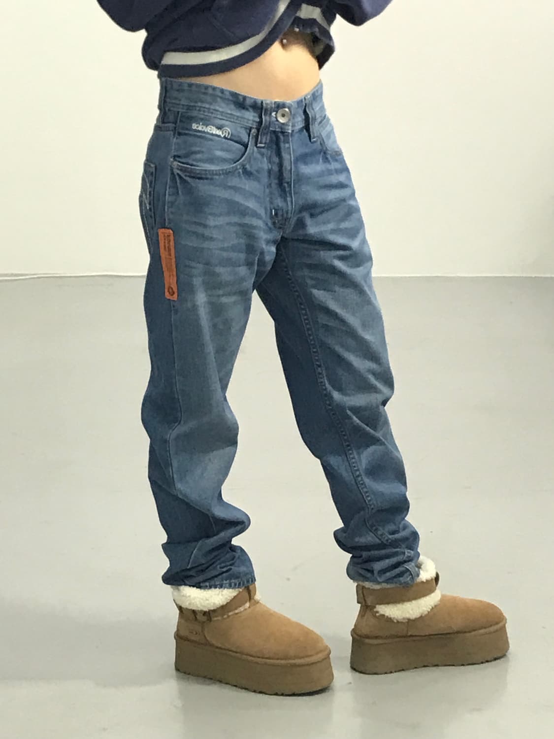 Real Bvoice R-Embroidery Vintage Denim 상품이미지4