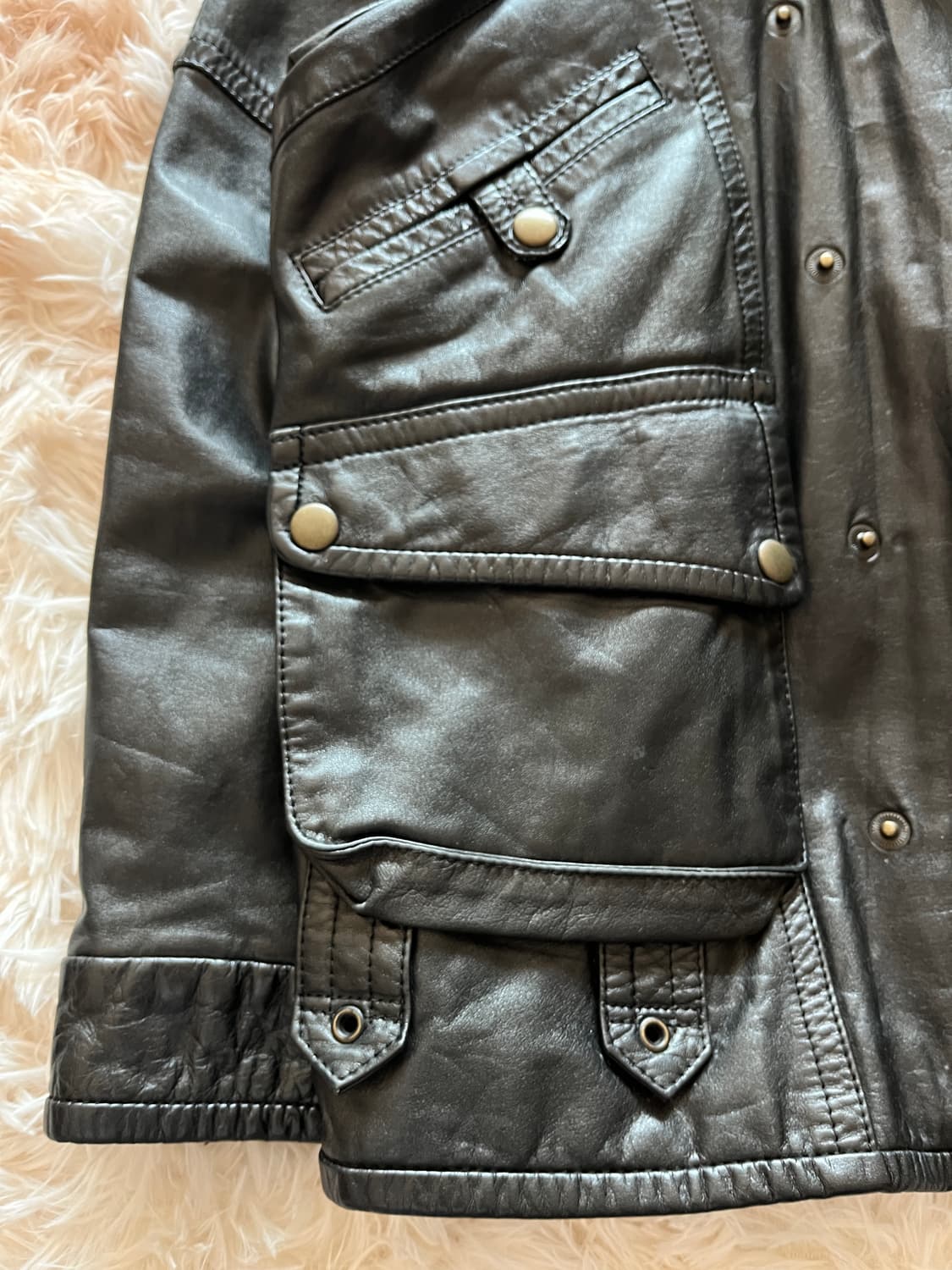 간사이 야마모토 가죽자켓 상품이미지3