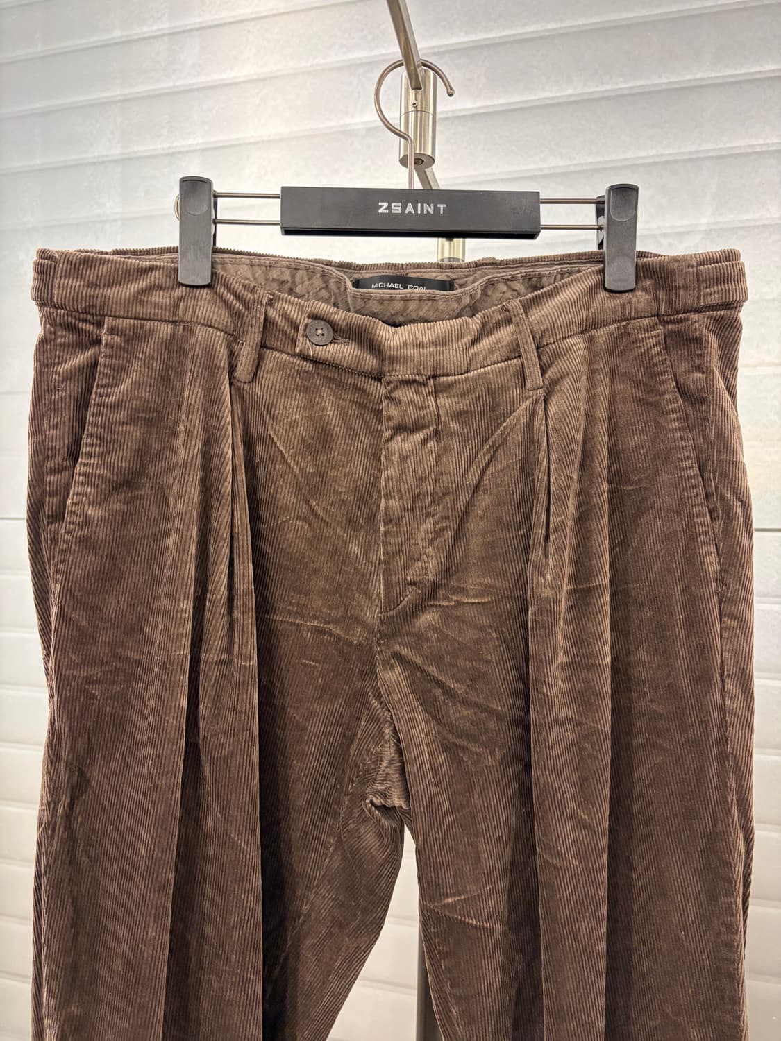 마이클 콜 코듀로이 팬츠 브라운 상품이미지3