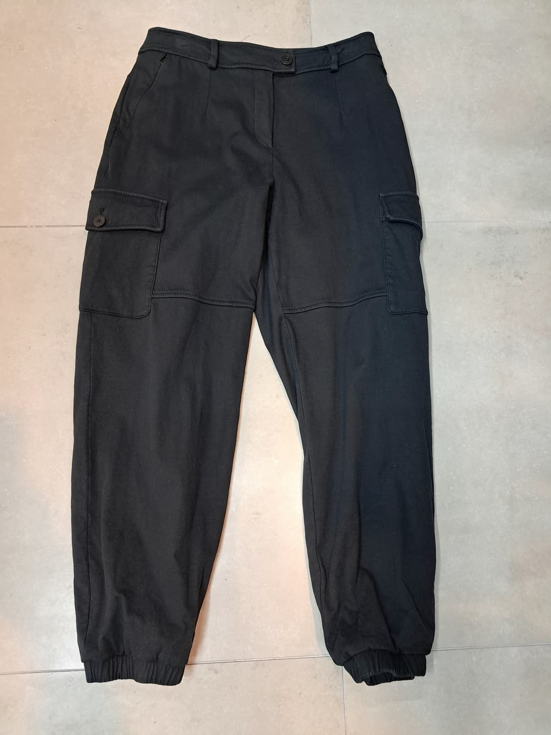 말본 블랙 카고 조거 팬츠 상품이미지1