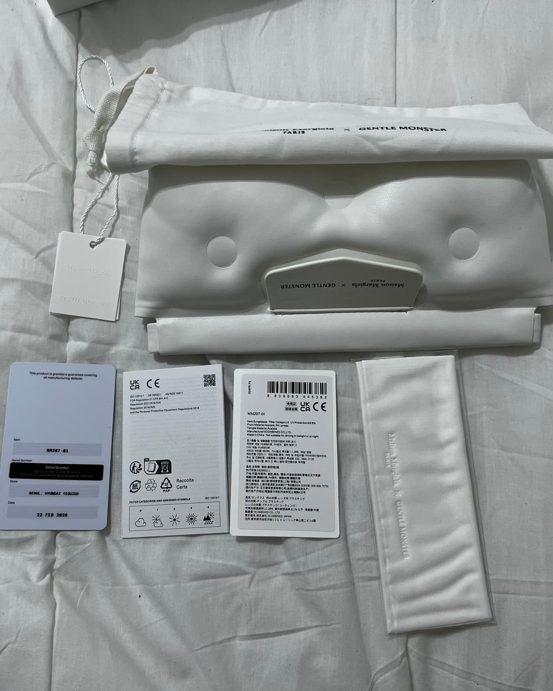 젠틀몬스터 x 메종마르지엘라 MM207 새상품, 어제구매 ! 상품이미지5