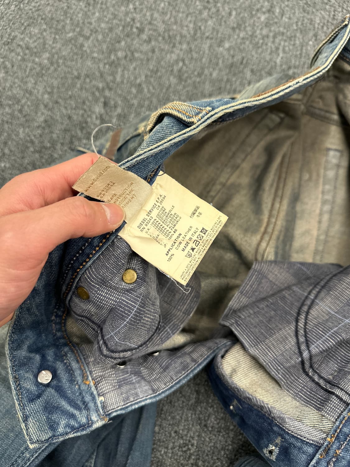 31) 디젤 자탄 빈티지 부츠컷 데님팬츠 상품이미지9