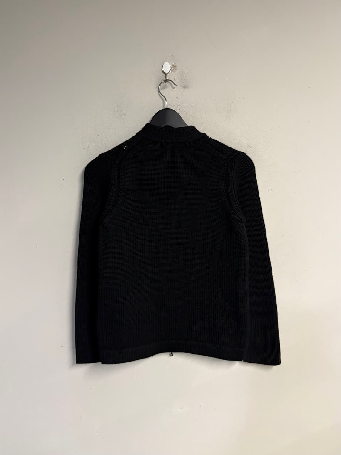 MAX&Co tricot black knit zip up cardigan 상품이미지4