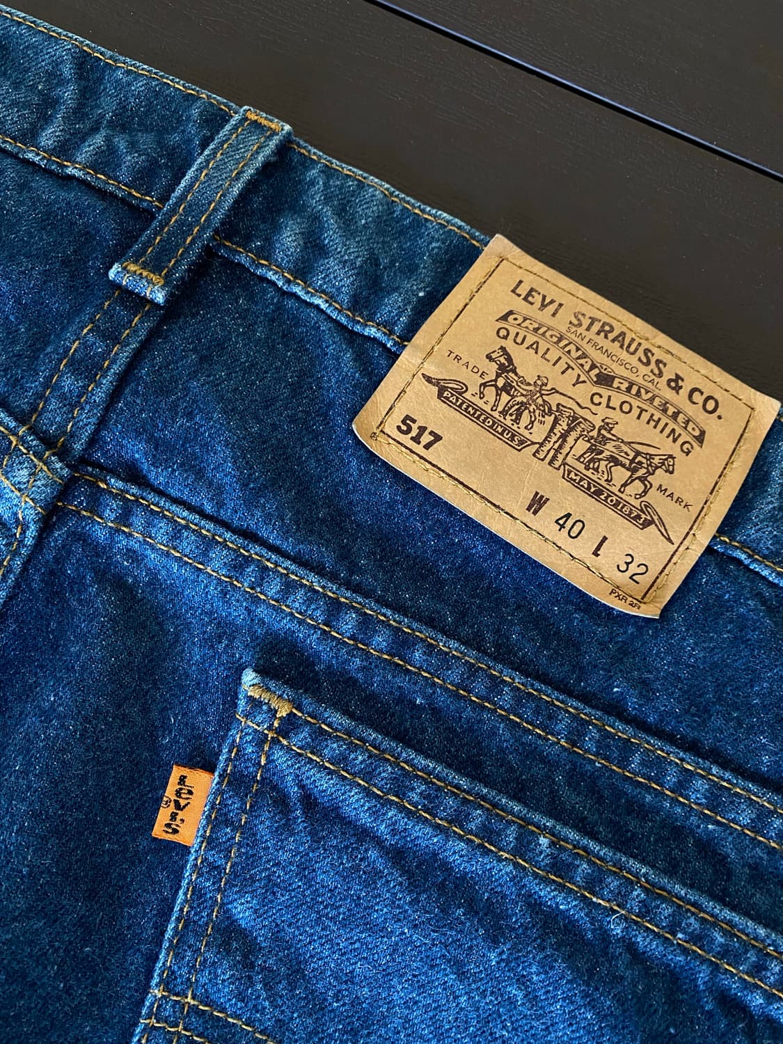(40x32) 90s 리바이스 517 오렌지탭 USA 상품이미지6