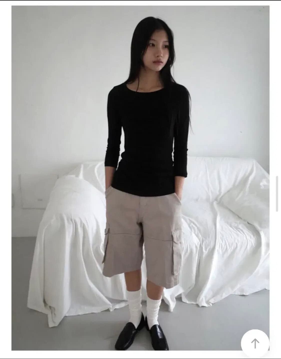 베이비랩 silket capri t(블랙) 상품이미지1