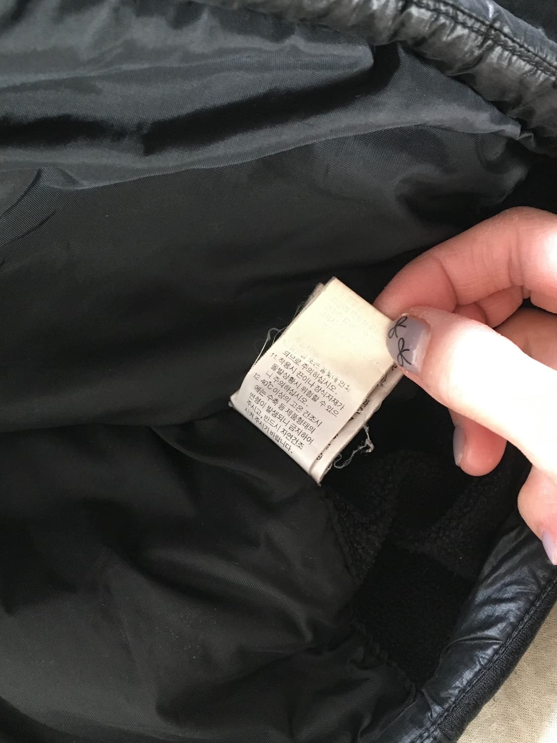 노스페이스 가슴로고 경량패딩 상품이미지7