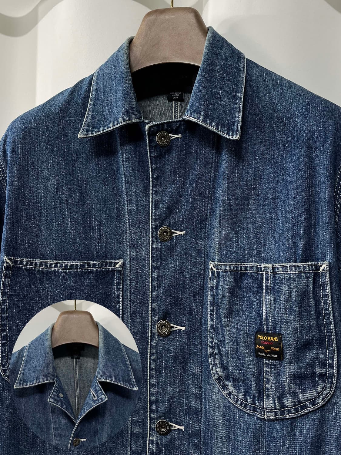 폴로 랄프로렌 데님 초어 덩가리 워크자켓 상품이미지4