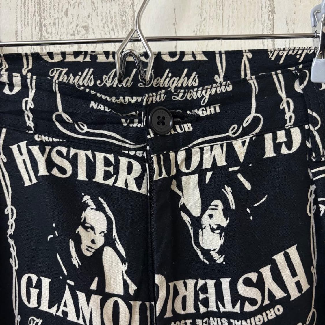 히스테릭 글래머 위스키 라벨 로고 팬츠 상품이미지4