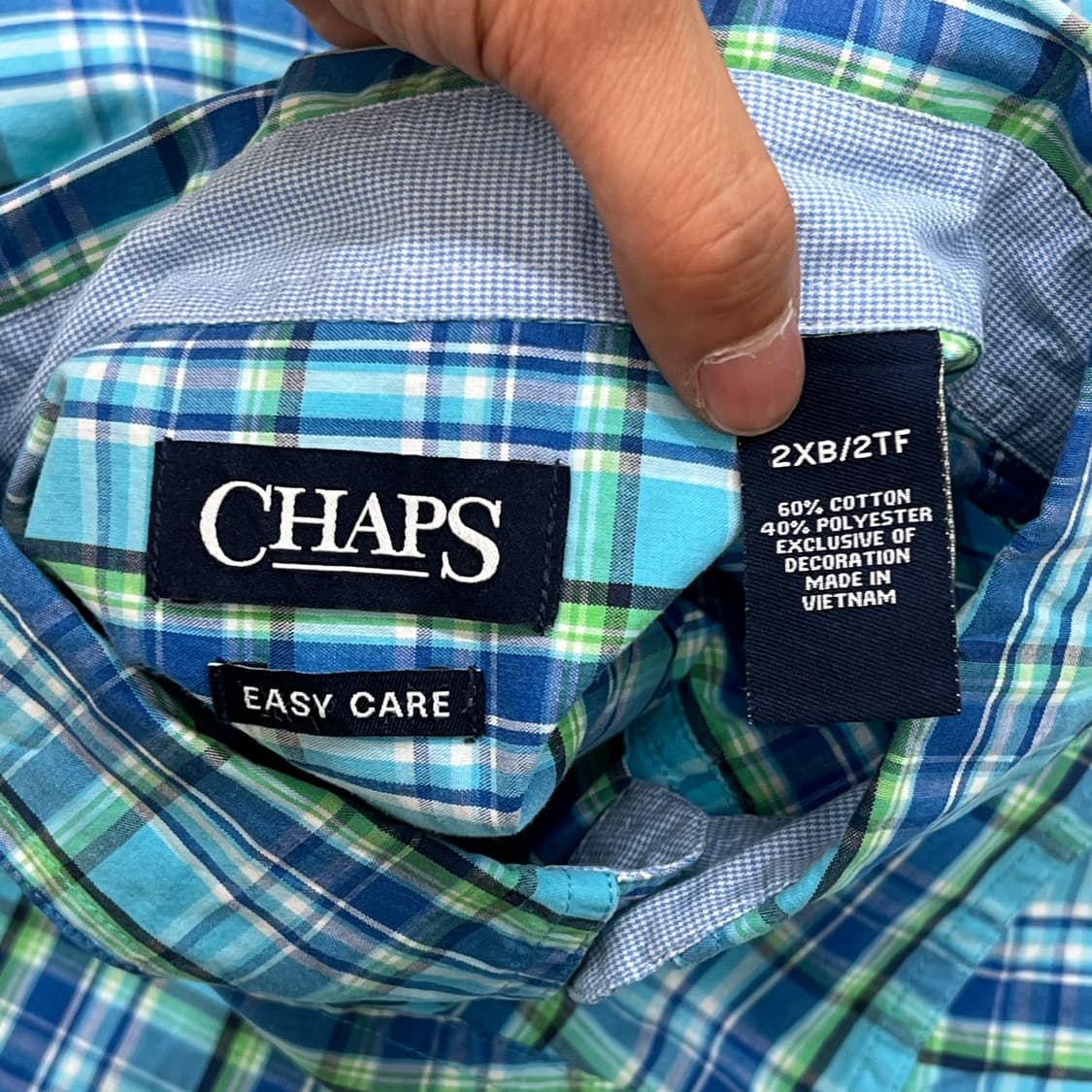 챕스랄프로렌 체크 하프 셔츠 r3977  상품이미지6